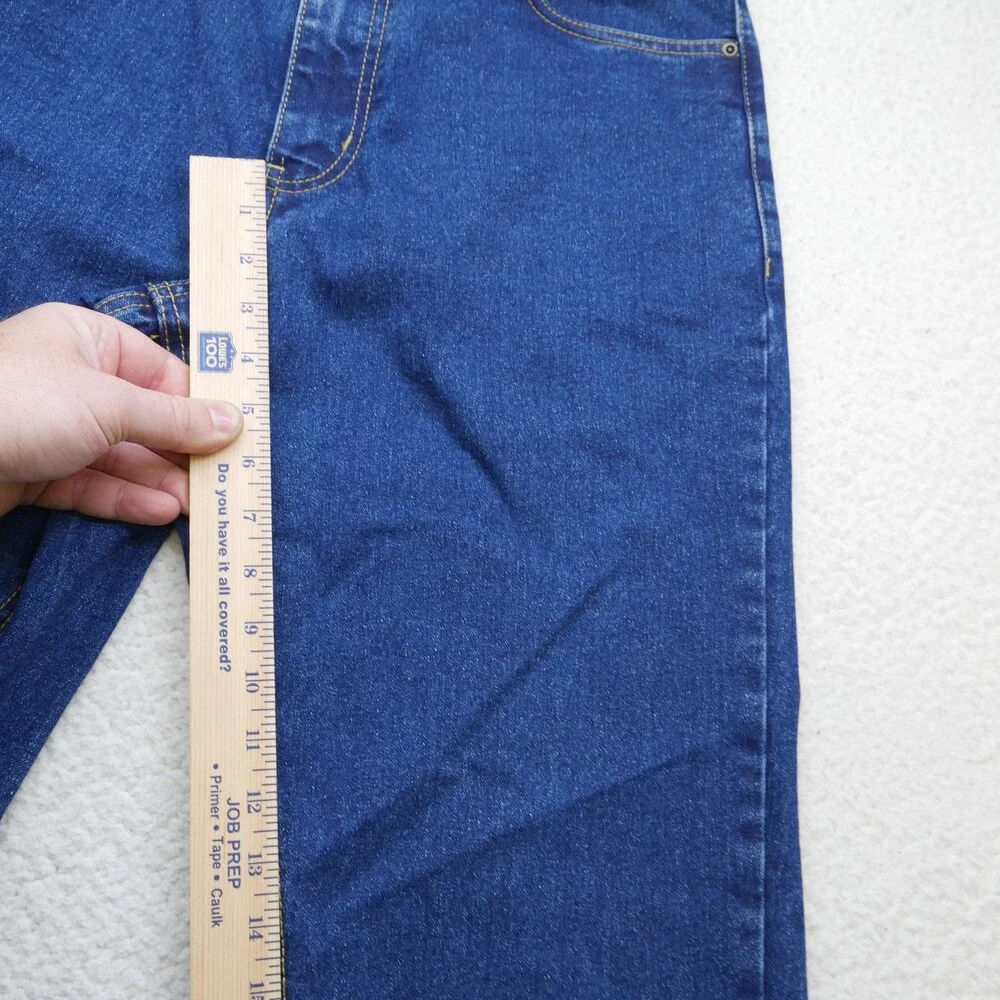 Duke Haband Jeans Mens 32x29 Straight Fit Blue Denim Classic High Rise Stretch